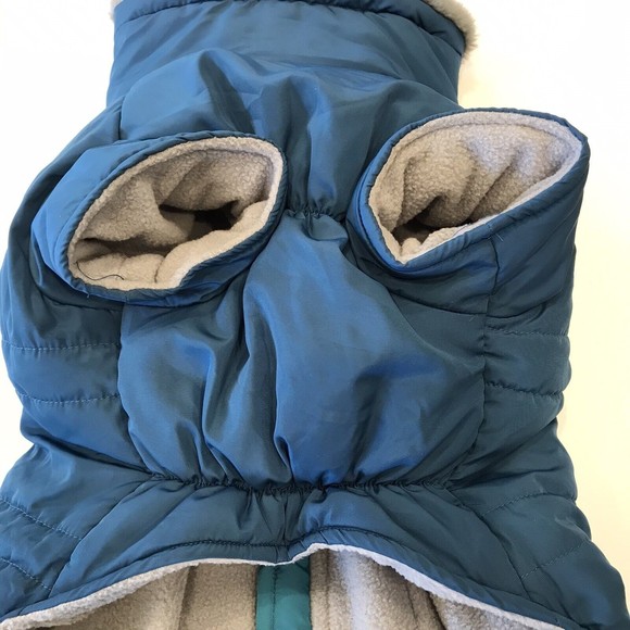 Dog Waterproof Jacket With Soft Padded Blanket Lining Size M. - Picture 9 of 13